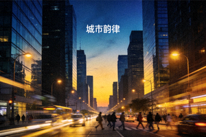 创意短片《城市韵律》 - 通过镜头捕捉城市昼夜交替的美感与节奏